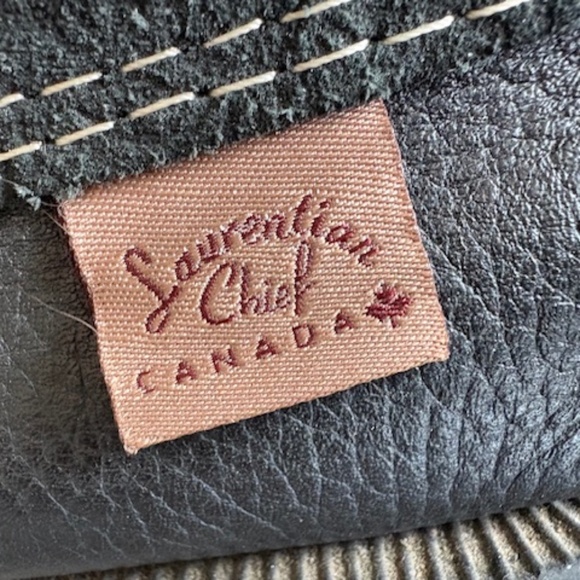 Laurentian Chief L7 full grain leather black lace-up ankle booties embossed - Picture 3 of 11